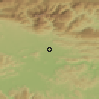Shaded relief of the 51 km around Preserje pri Radomljah, drawn from the GMTED2010 grid