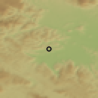 Shaded relief of the 51 km around Brezje pri Dobrovi, drawn from the GMTED2010 grid