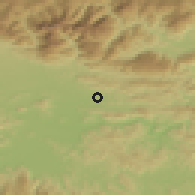 Shaded relief of the 51 km around Prevoje pri Šentvidu, drawn from the GMTED2010 grid