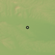 Shaded relief of the 51 km around Radenci, drawn from the GMTED2010 grid