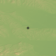 Shaded relief of the 51 km around Radoslavci, drawn from the GMTED2010 grid