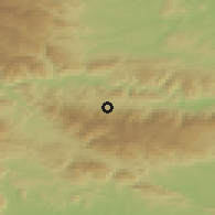 Shaded relief of the 51 km around Ribnica na Pohorju, drawn from the GMTED2010 grid