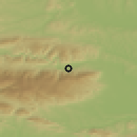 Shaded relief of the 51 km around Ruše, drawn from the GMTED2010 grid