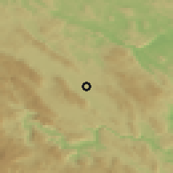 Shaded relief of the 51 km around Šalka vas, drawn from the GMTED2010 grid