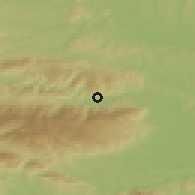 Shaded relief of the 51 km around Selnica ob Dravi, drawn from the GMTED2010 grid