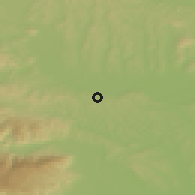 Shaded relief of the 51 km around Selnica ob Muri, drawn from the GMTED2010 grid