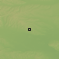 Shaded relief of the 51 km around Selo, drawn from the GMTED2010 grid