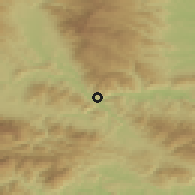 Shaded relief of the 51 km around Šentjanž pri Dravogradu, drawn from the GMTED2010 grid