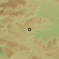 Shaded relief of the 51 km around Šentjošt nad Horjulom, drawn from the GMTED2010 grid
