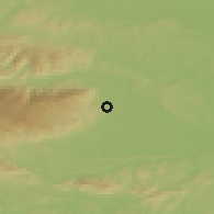 Shaded relief of the 51 km around Slivnica pri Mariboru, drawn from the GMTED2010 grid