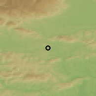 Shaded relief of the 51 km around Šmarje pri Jelšah, drawn from the GMTED2010 grid