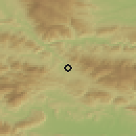 Shaded relief of the 51 km around Šmartno pri Slovenj Gradcu, drawn from the GMTED2010 grid