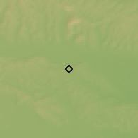 Shaded relief of the 51 km around Spodnja Ščavnica, drawn from the GMTED2010 grid