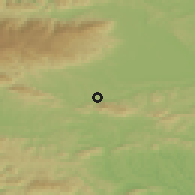 Shaded relief of the 51 km around Spodnje Poljčane, drawn from the GMTED2010 grid