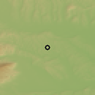 Shaded relief of the 51 km around Spodnji Gasteraj, drawn from the GMTED2010 grid