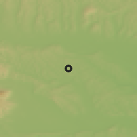 Shaded relief of the 51 km around Spodnji Žerjavci, drawn from the GMTED2010 grid