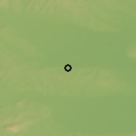 Shaded relief of the 51 km around Stročja vas, drawn from the GMTED2010 grid