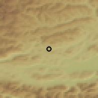 Shaded relief of the 51 km around Sv. Primož na Pohorju, drawn from the GMTED2010 grid