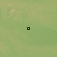 Shaded relief of the 51 km around Vanča vas, drawn from the GMTED2010 grid
