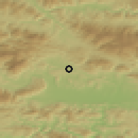 Shaded relief of the 51 km around Velenje, drawn from the GMTED2010 grid