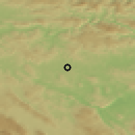 Shaded relief of the 51 km around Veliki Gaber, drawn from the GMTED2010 grid