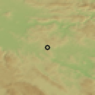 Shaded relief of the 51 km around Višnja Gora, drawn from the GMTED2010 grid