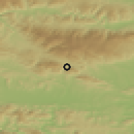 Shaded relief of the 51 km around Vitanje, drawn from the GMTED2010 grid