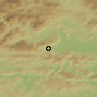 Shaded relief of the 51 km around Vransko, drawn from the GMTED2010 grid