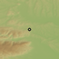 Shaded relief of the 51 km around Zgornja Kungota, drawn from the GMTED2010 grid