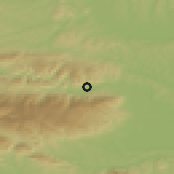Shaded relief of the 51 km around Zgornja Selnica, drawn from the GMTED2010 grid