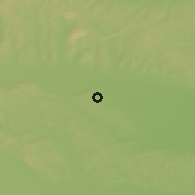 Shaded relief of the 51 km around Črešnjevci, drawn from the GMTED2010 grid