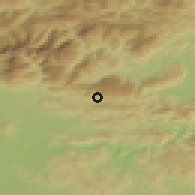 Shaded relief of the 51 km around Zgornji Tuhinj, drawn from the GMTED2010 grid