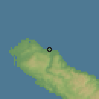Shaded relief of the 60 km around Vuranggo, drawn from the GMTED2010 grid