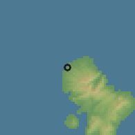 Shaded relief of the 60 km around Iringgila, drawn from the GMTED2010 grid