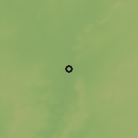 Shaded relief of the 60 km around Luuq, drawn from the GMTED2010 grid