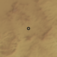 Shaded relief of the 56 km around Kokstad, drawn from the GMTED2010 grid