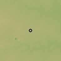 Shaded relief of the 58 km around Lulekani, drawn from the GMTED2010 grid