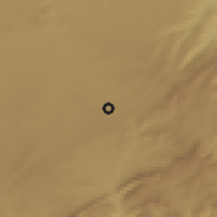 Shaded relief of the 58 km around Mankweng, drawn from the GMTED2010 grid