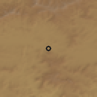 Shaded relief of the 56 km around Matatiele, drawn from the GMTED2010 grid