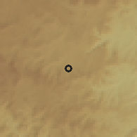 Shaded relief of the 56 km around Mpophomeni, drawn from the GMTED2010 grid