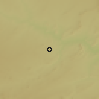 Shaded relief of the 58 km around Musina, drawn from the GMTED2010 grid