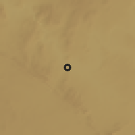 Shaded relief of the 56 km around Prieska, drawn from the GMTED2010 grid