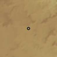 Shaded relief of the 57 km around Vryheid, drawn from the GMTED2010 grid