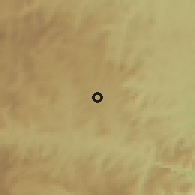 Shaded relief of the 57 km around Witrivier, drawn from the GMTED2010 grid