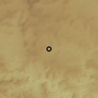 Shaded relief of the 56 km around Cofimvaba, drawn from the GMTED2010 grid