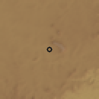 Shaded relief of the 57 km around Harrismith, drawn from the GMTED2010 grid