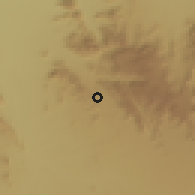 Shaded relief of the 60 km around Chukudum, drawn from the GMTED2010 grid