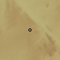 Shaded relief of the 60 km around Mangora, drawn from the GMTED2010 grid
