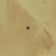 Shaded relief of the 60 km around Mesika, drawn from the GMTED2010 grid