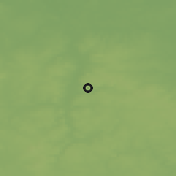 Shaded relief of the 48 km around Vaŭkavysk, drawn from the GMTED2010 grid